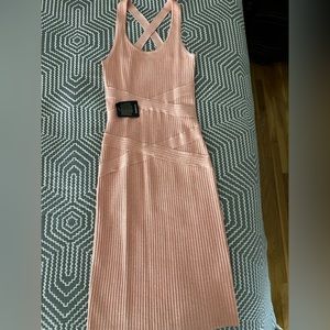 Bebe Medium fitted dress color close to muave